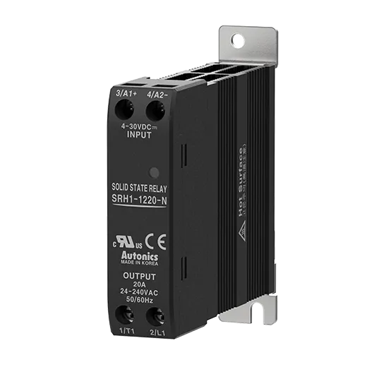 RELÉ ESTADO SOLIDO 20A 4-30VDC  SRH1-1220 - 50/60Hz - AUTONICS