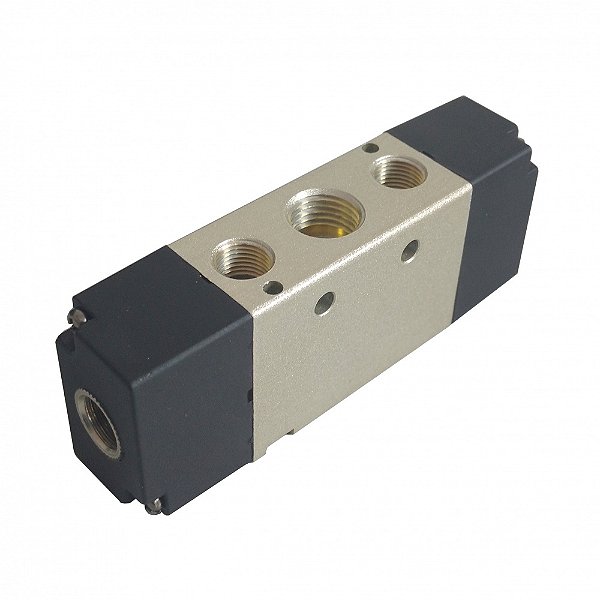 VALVULA SOLENOIDE DUPLO PILOTO 5/2 VIAS G1/8" 4A22006E