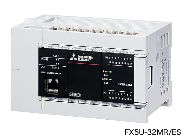 CLP MITSUBISHI SÉRIE MELSEC-IQF - FX5U-32MR/ES C/ MODULO DE EXPANSÃO 48 ENTRADA 24 SAÍDAS