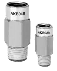 VALVULA AUXILIAR RETENCAO G1/2xT10 - AKH10B-04S SMC