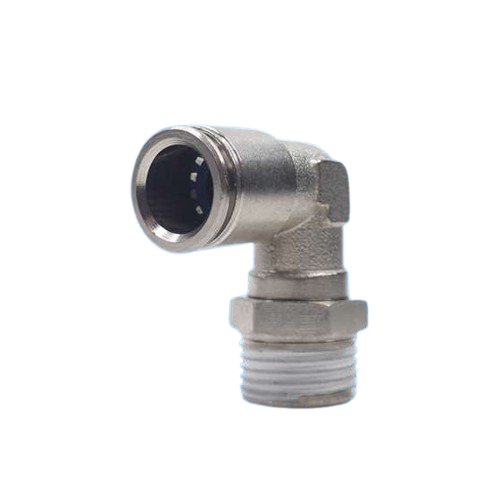 CONEXÃO METALICA COTOVELO NPT 1/4" X TUBO 3/8"