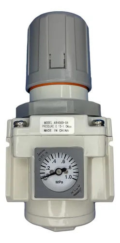 REGULADOR DE PRESSAO DE AR 1/4 C/ MANOMETRO EMBUTIDO