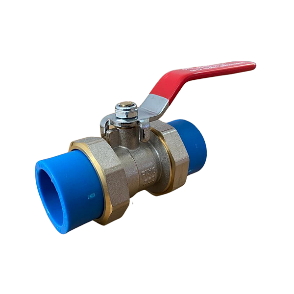 REGISTRO ESFERA METAL/METAL PARA PPR AZUL