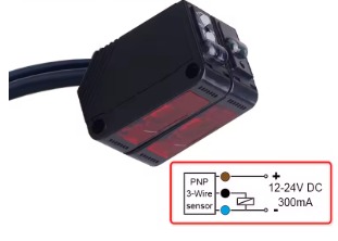 SENSOR FOTOELÉTRICO 12/24 VDC PNP HB-T11-L CAMERGHT