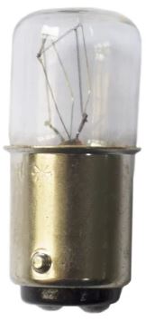 LAMPADA SINALIZADORA BA15D TU16 127V 6W SADOKIN