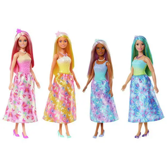 HRR07 BARBIE FANTASIA BONECA DONZELAS VESTIDOS DE
