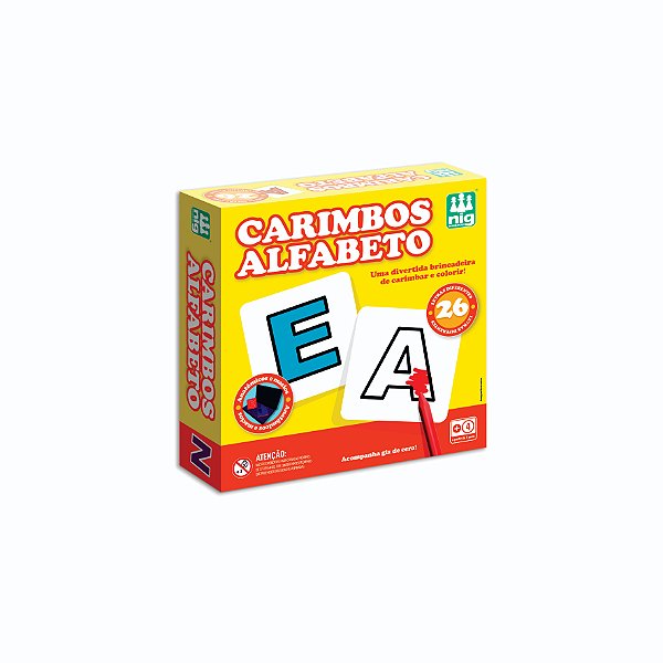 0107 BQ - CARIMBOS ALFABETO 26 PCS