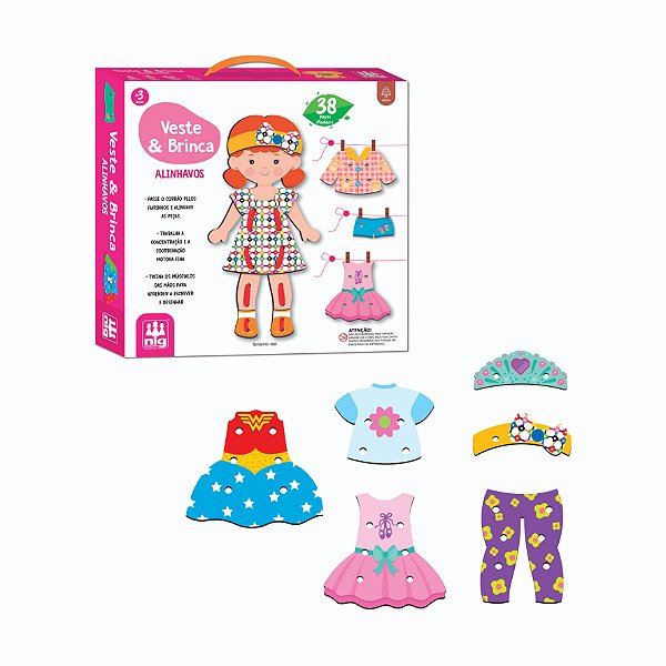 0474 MAD - VESTE E BRINCA - ALINHAVOS