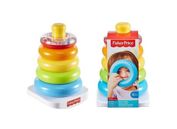 GKW58 FISHER PRICE BRINQUEDO PARA BEBES PIRAMIDE D