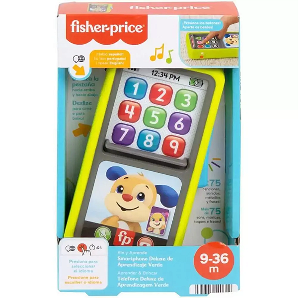 HNH10 FISHER PRICE TELEFONE DELUXE DE AP