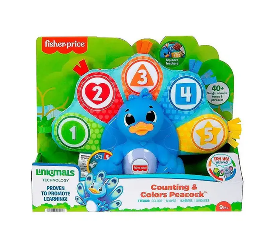 HNN77 FISHER PRICE LINKIMALS PAVAO PENAS