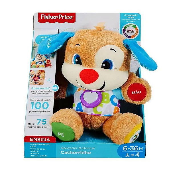 FVC80 FISHER PRICE SMART STAGES CACHORRINHO