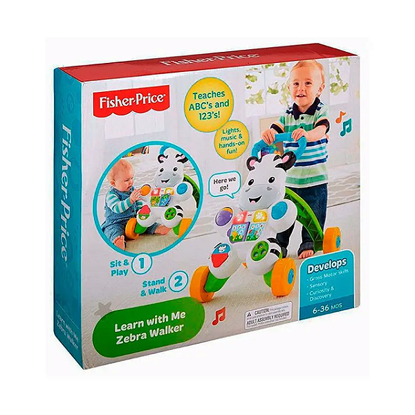 DLH48 FISHER PRICE ANDADOR ZEBRA