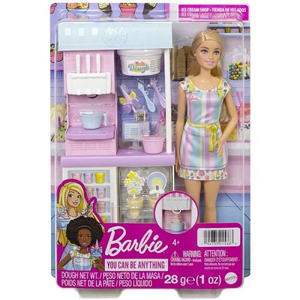 HCN46 BARBIE I CAN BE SORVETERIA PLAYSET