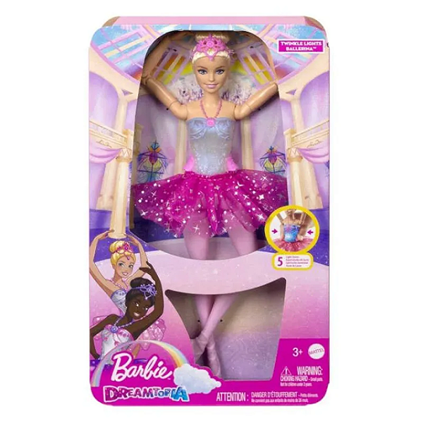 HLC25 BARBIE DREAMTOPIA BAILARINA LUZES