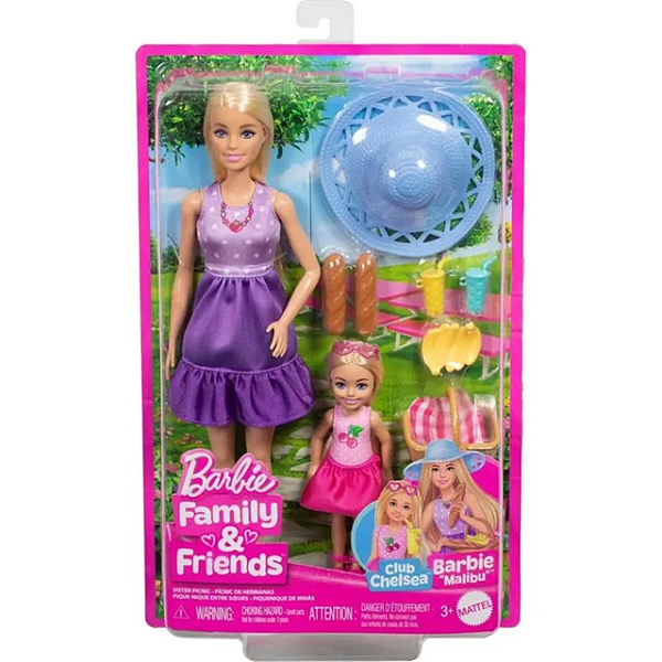 JBF43 BARBIE BONECAS MALIBU E CHELSEA