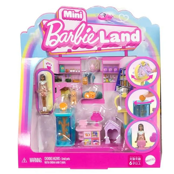 JCR29 BARBIE MINI BARBIELAND CONJUNTO DE BRINQUEDO