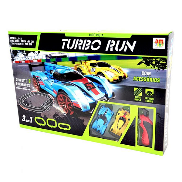 DMT5891 AUTO PISTA TURBO RUN CIRCUITO