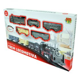DMT5750 PISTA TREM LOCOMOTIVA COM LUZ