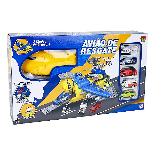 DMT6859 AVIAO RESGATE COM 1 HELICOPTER