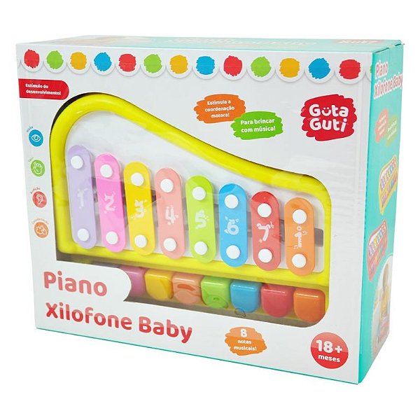 DMB5803 PIANO XILOFONE BABY 8 NOTAS CO