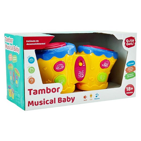 DMB5799 TAMBOR MUSICAL BABY CORES SORT