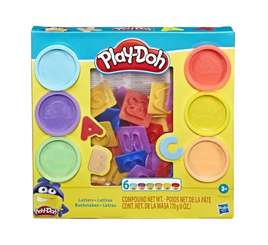 E8532 CONJUNTO MASSINHA PLAY DOH LETRAS