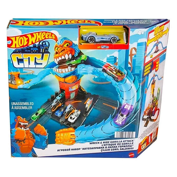HDR30 HOT WHEELS CITY PISTA ATAQUE DO GO