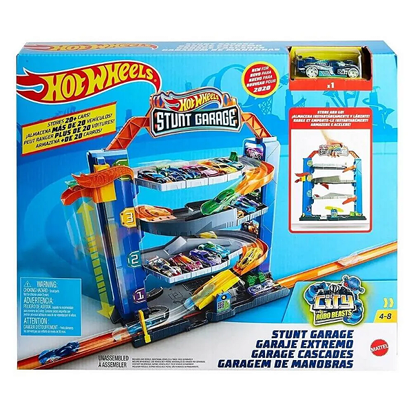 GNL70 HOT WHEELS CITY PISTA GARAGEM