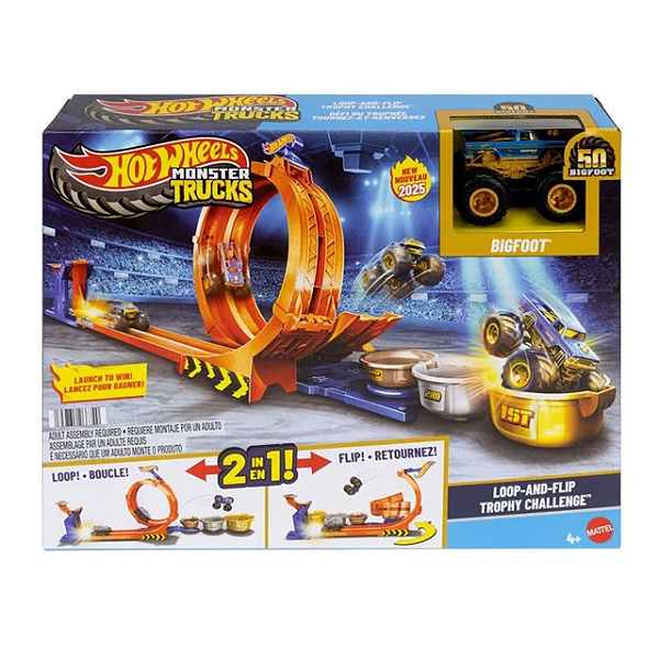 JBX64 HOT WHEELS MONSTER TRUCKS PISTA TROFEU BIGFO