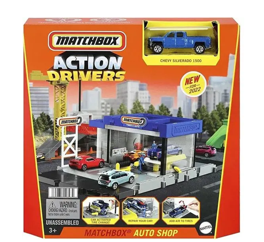 GVY82 MATCHBOX PLAYSET POSTO DE GASOLINA