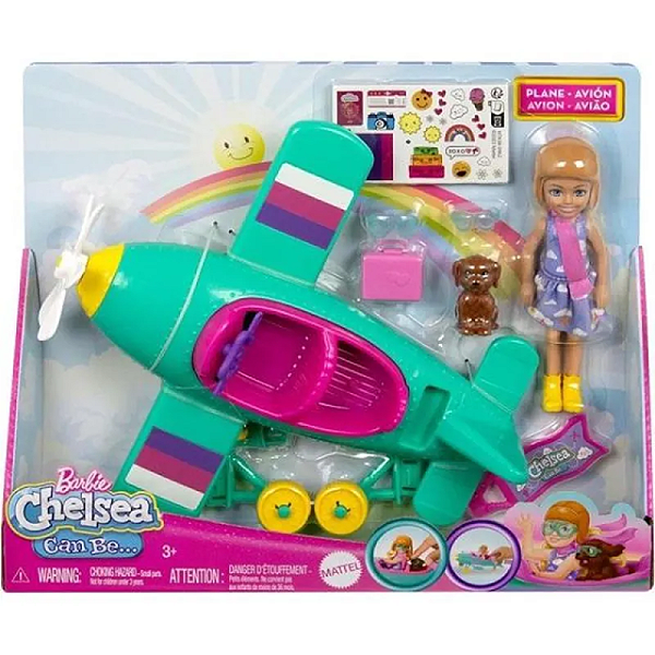 HTK38 BARBIE CHELSEA PILOTO DE AVIAO