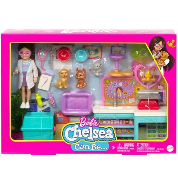 HGT12 BARBIE CHELSEA VETERINARIA PLAYSET