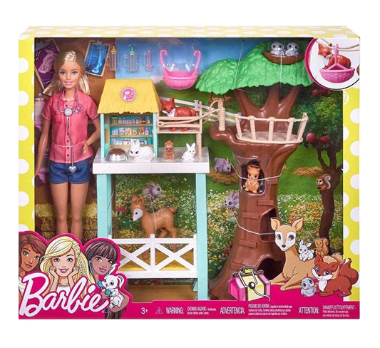 FCP78 BARBIE I CAN BE PLAYSTET CUIDADORA DE BICHIN