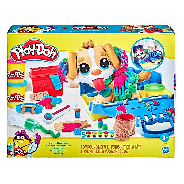 F3639 CONJUNTO PLAYDOH VETERINARIO PET SHOP