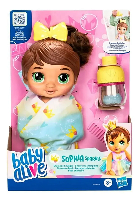 F9120 BABY ALIVE PRETEND SHAMPOO MORENA