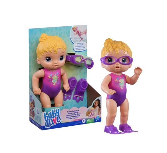F8140 BONECA BABY ALIVE SUNNY SWIMMER LOIRA