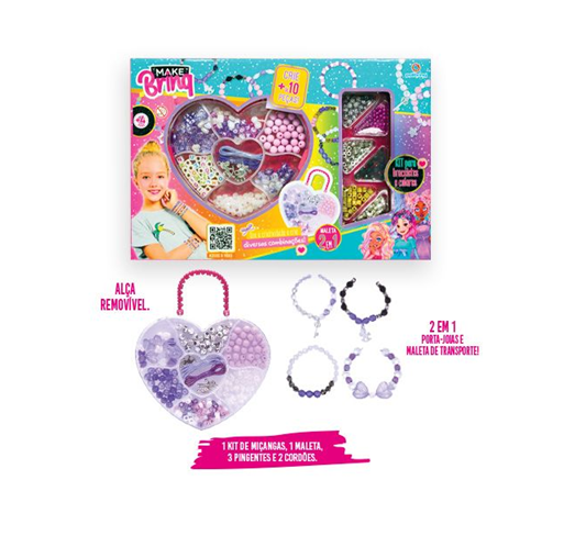 MK56 - KIT BELEZA MAKE INFANTIL - 7898706186592