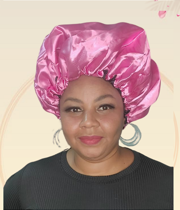 Touca De Cetim Grande para Cabelos Volumosos