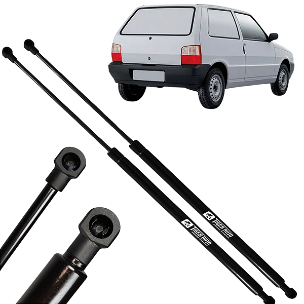 Par Amortecedor Porta Malas Fiat Uno sem Limpador 1984/2015