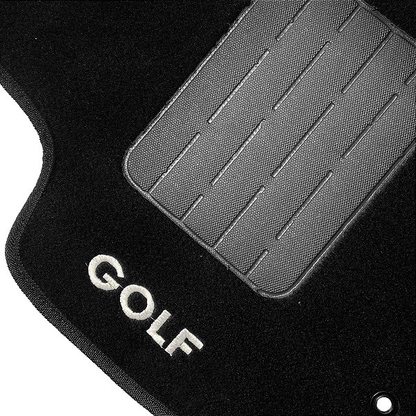 Jogo Tapete Carpete Automotivo Golf 2008 a 2013 Preto 5 Peças
