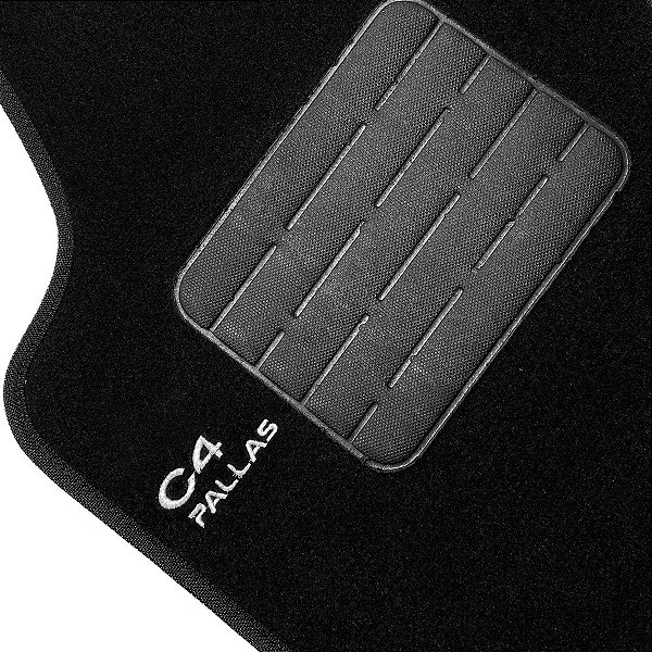Jogo Tapete Carpete Automotivo C4 PALLAS 2007 a 2013 Preto