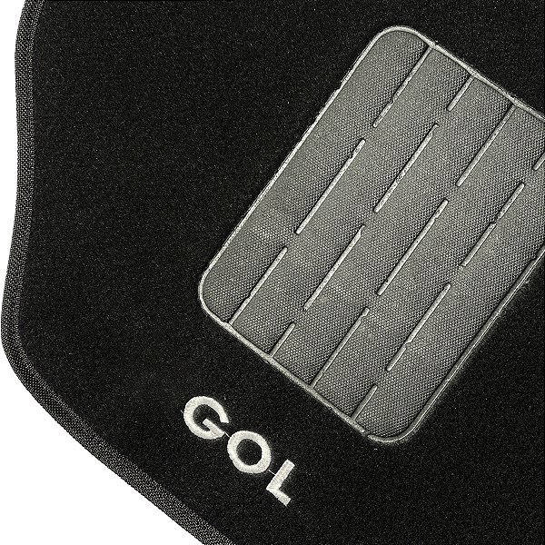 Jogo Tapete Carpete Automotivo Gol G2 G3 G4 1980 a 2013 Preto