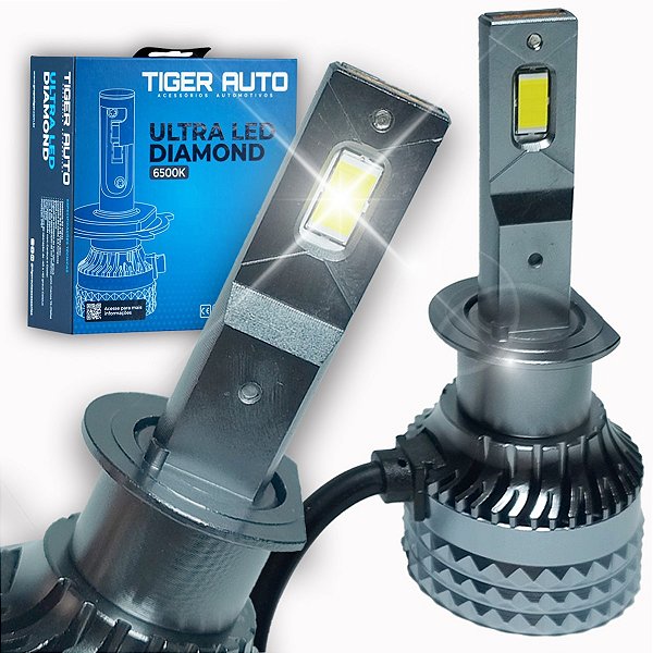 Kit Lâmpada Ultra Super Led Farol Alto Tracker LT 20/24 60W