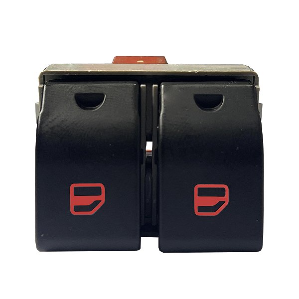 Botão Interruptor Vidro Elétrico Gol G4/G5 Fox Duplo