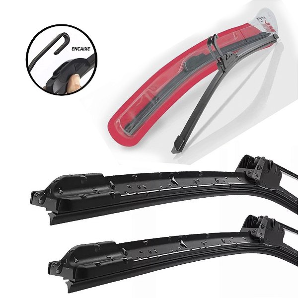 Par Palheta Limpador ParaBrisa H100 1993 a 2001 Silicone
