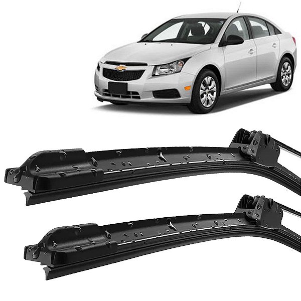 Par Palheta Limpador ParaBrisa Cruze 2011 2012 2013 Silicone