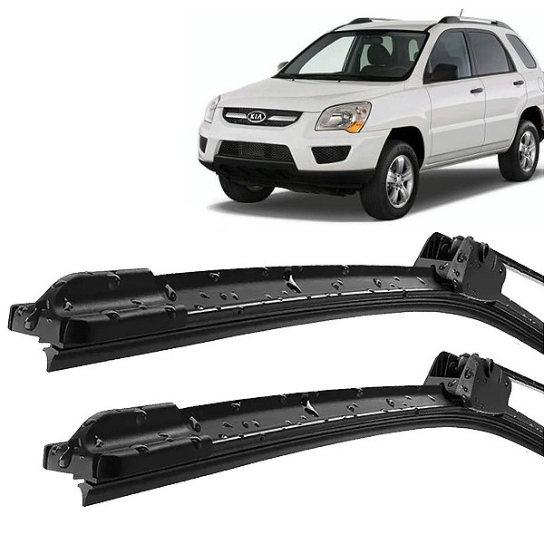 Par Palheta Limpador ParaBrisa Sportage 2005 2006 2007 2008 2009 2010 Silicone