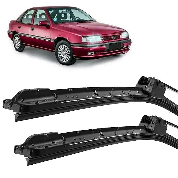 Par Palheta Limpador ParaBrisa Vectra 1993 a 2005 Silicone