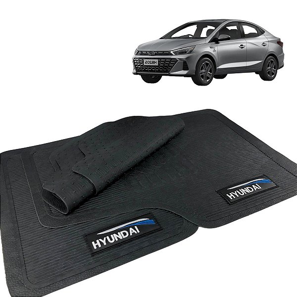 Jogo Tapete Automotivo Borracha Hyundai HB20S 2014/2025